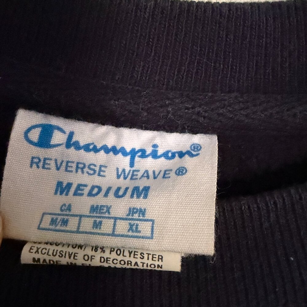 University of North Carolina (UNC) Chapel Hill "Carolina" Navy Crewneck - Picture 2 of 3